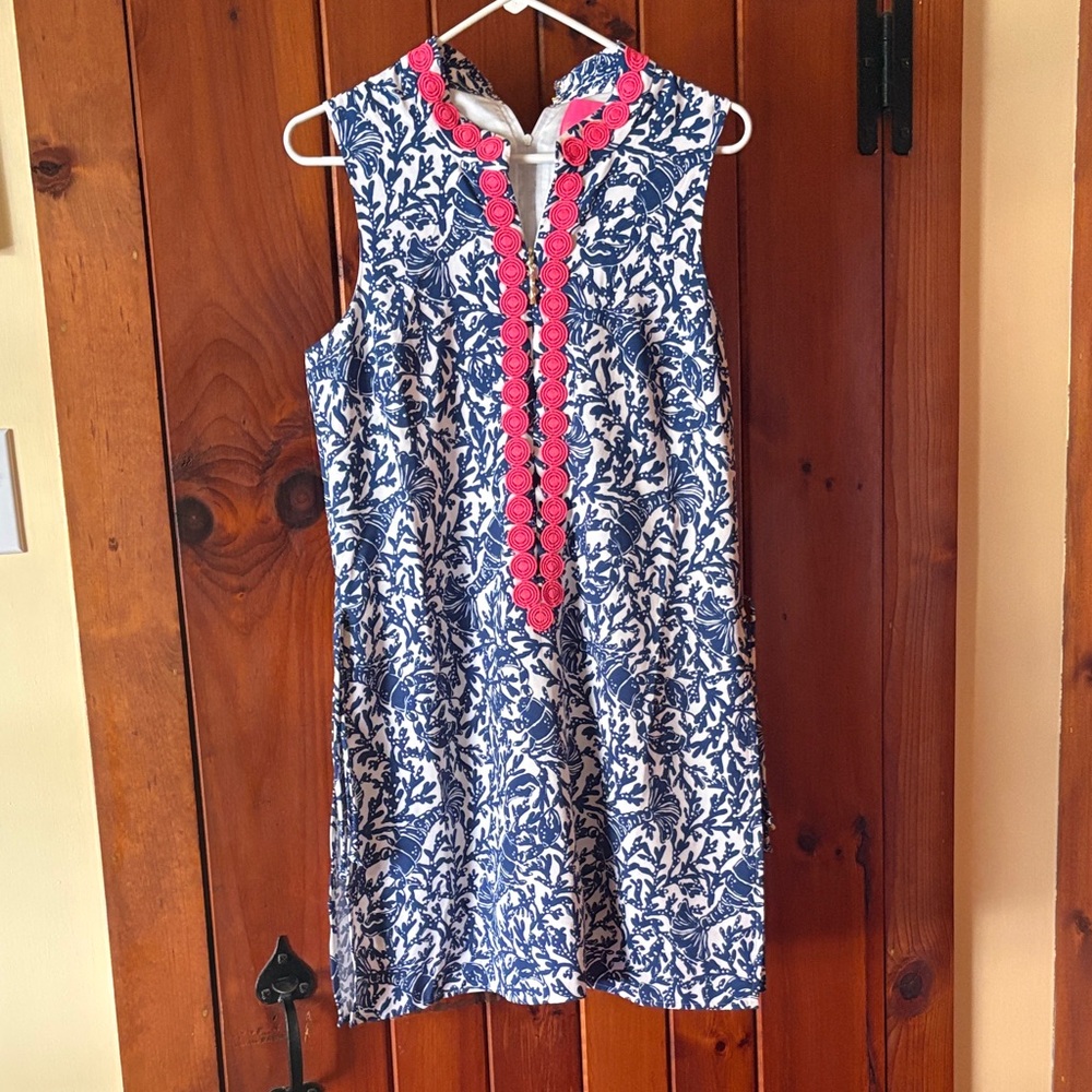 Lilly Pulitzer Navy and Pink romper